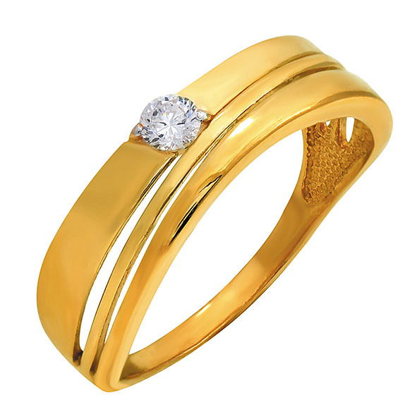 Кольцо, золото, фианит, 821735